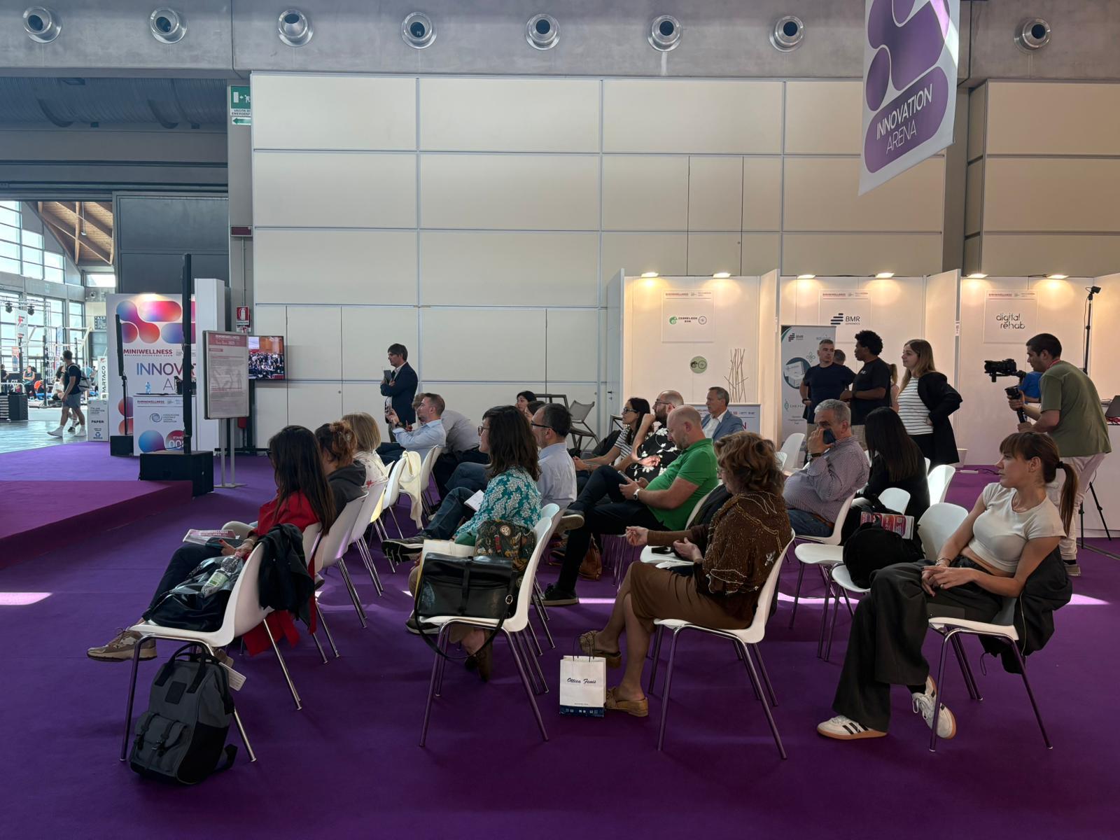 Il pubblico alla presentazione della ricerca a RiminiWellness. Ph: Clara Santinelli